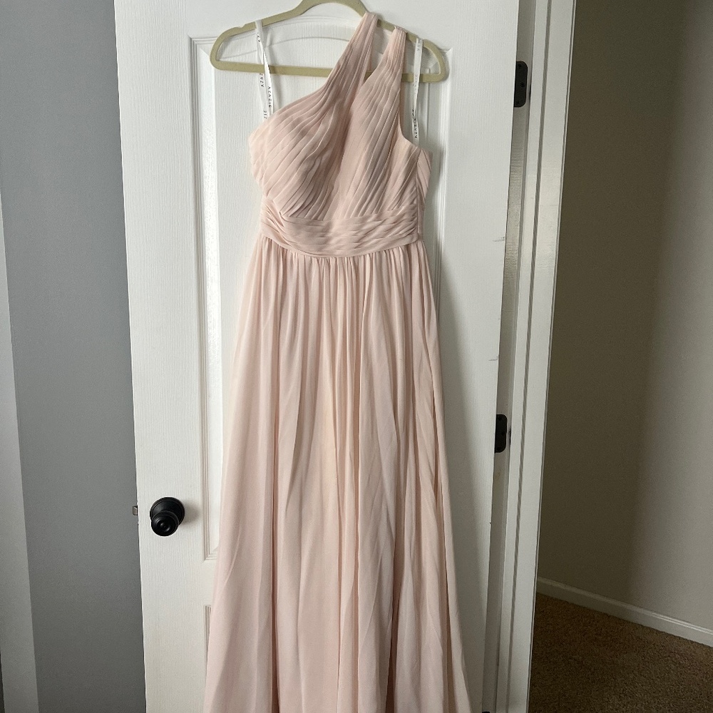 Pale Pink Bridesmaid Dress